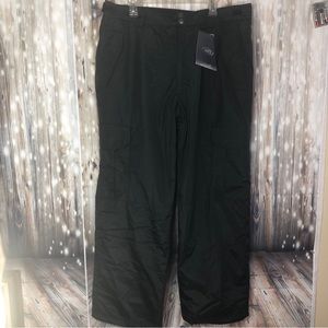 CB Sport Men's PMC112M Softshell Black Ski Snow Board Pants Size L $130 NWT